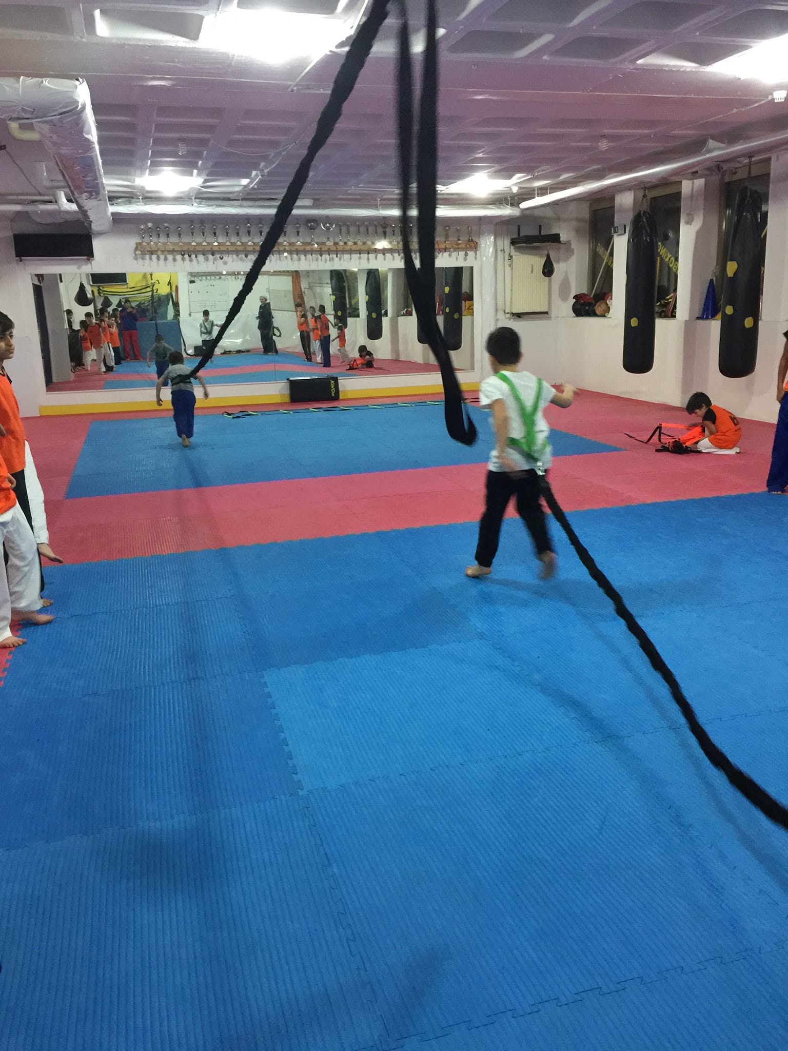 Kinder beim Kampfsporttraining